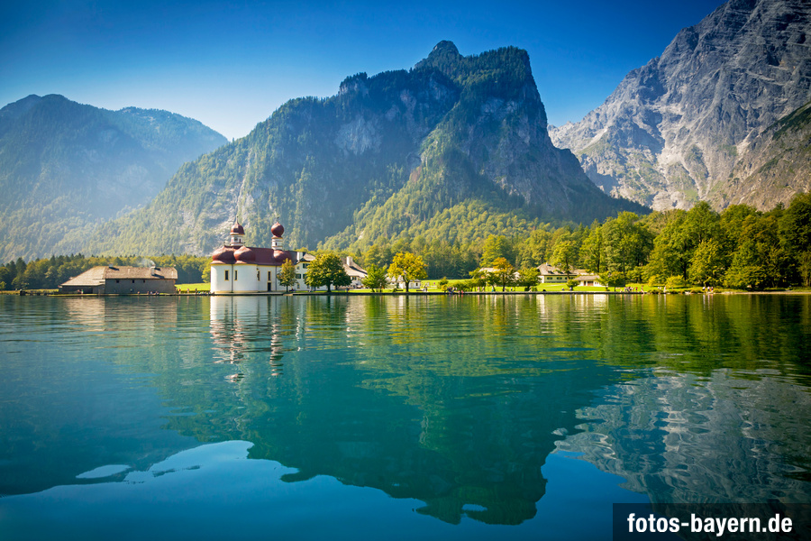 St. Bartholomä ist eine katholische Pilgerkirche im Berchtesgadener Land am Westufer des Königssees
