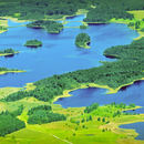 Osterseen Luftaufnahme